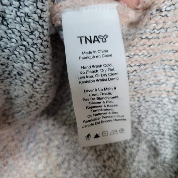 TNA Aritzia Baja Hoodie Poncho Pullover Top - Size M - Picture 6 of 10